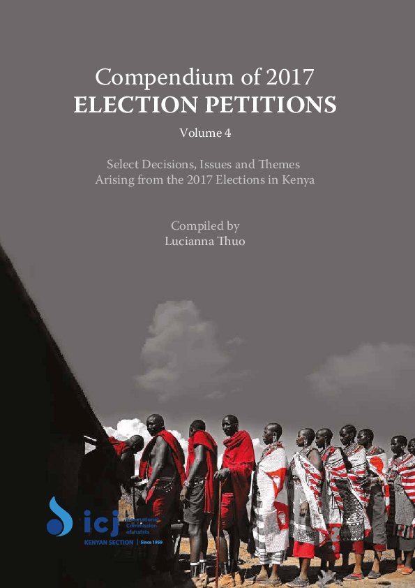 Compendium of 2017 ELECTION PETITIONS